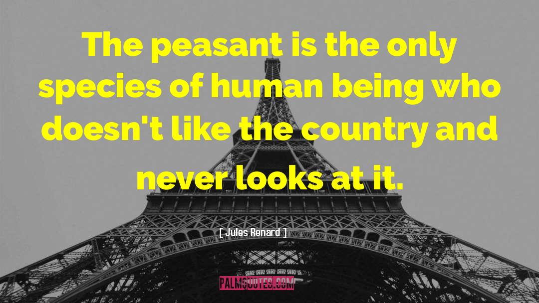 Peasants quotes by Jules Renard