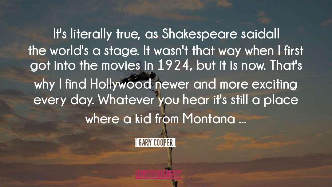 Peaseblossom Shakespeare quotes by Gary Cooper