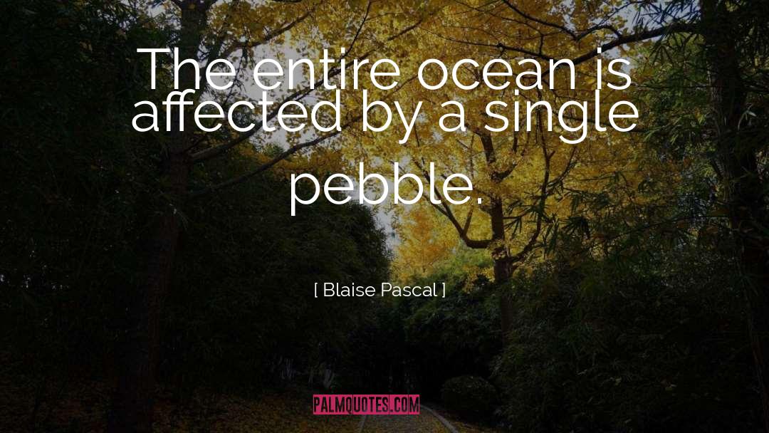 Pebbles quotes by Blaise Pascal