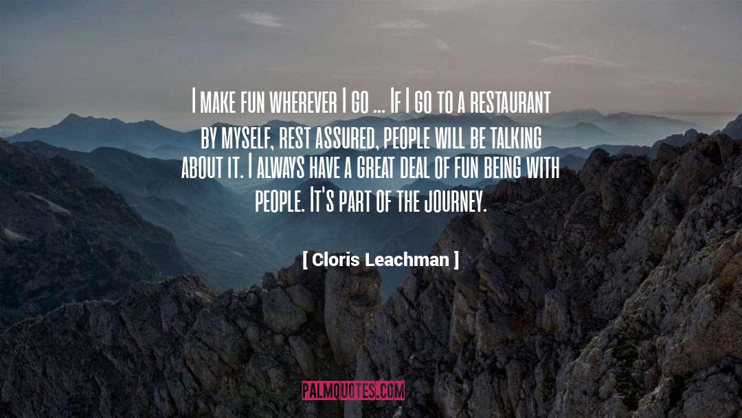 Peche Restaurant quotes by Cloris Leachman