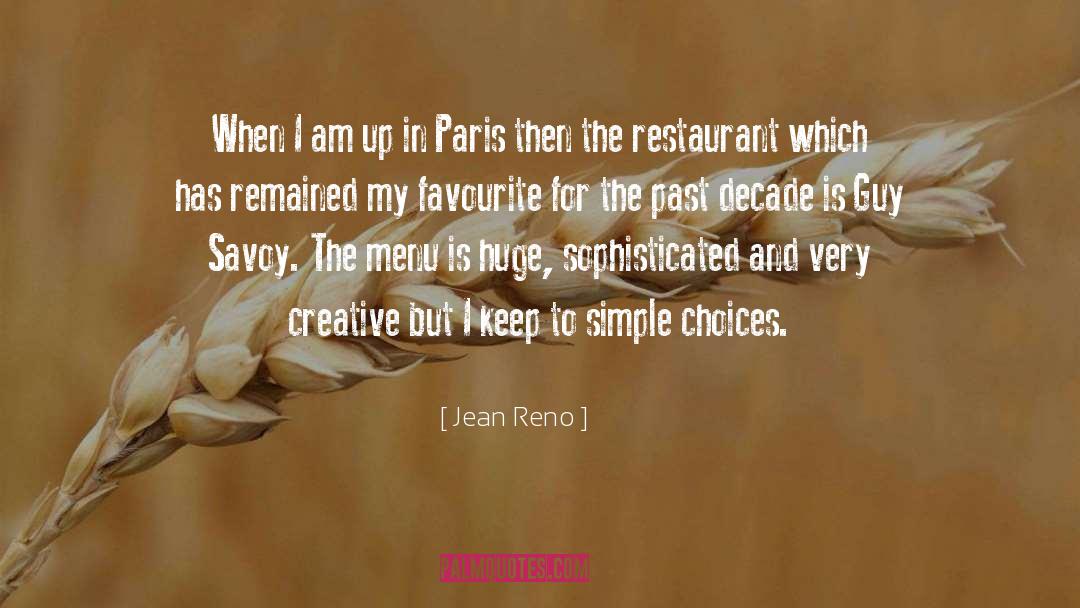 Pecks Restaurant quotes by Jean Reno