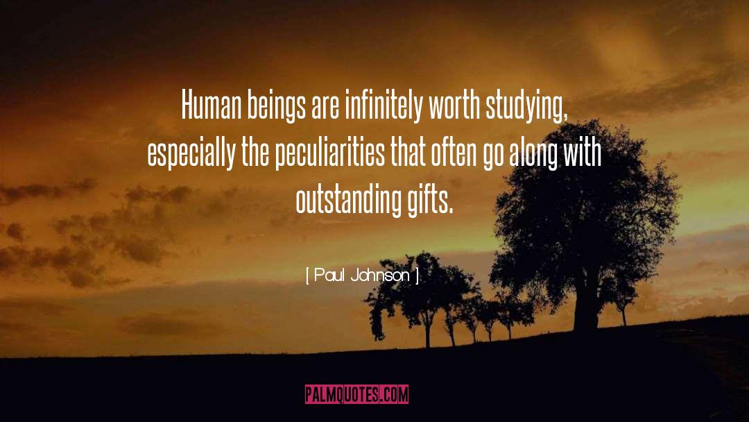 Peculiarities quotes by Paul Johnson