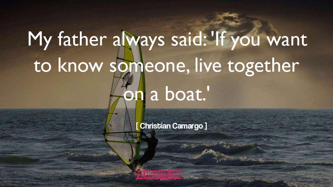 Pedal Boat quotes by Christian Camargo