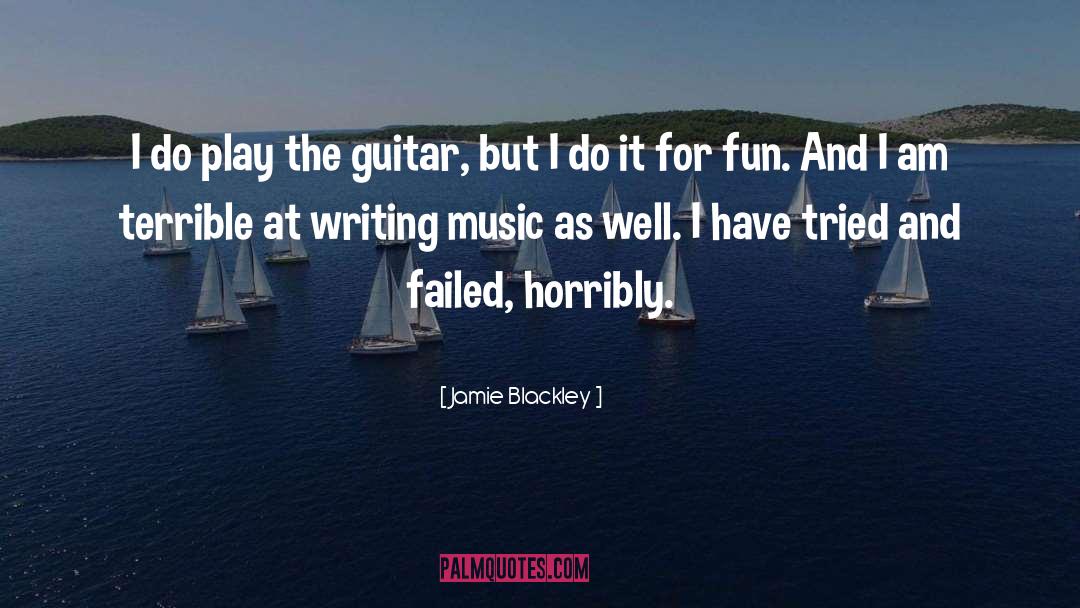 Pedal Steel Guitar quotes by Jamie Blackley