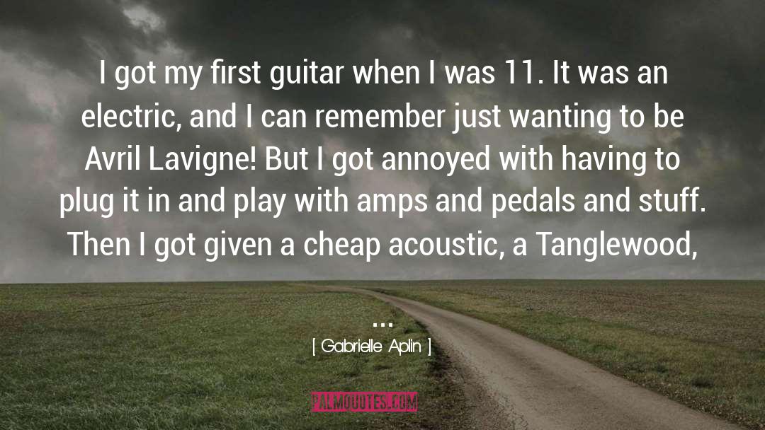 Pedals quotes by Gabrielle Aplin