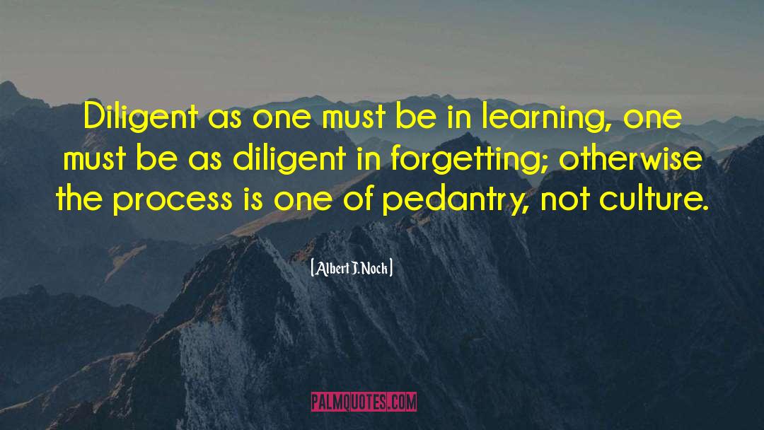 Pedants quotes by Albert J. Nock