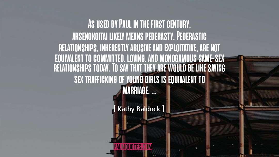 Pederasty quotes by Kathy Baldock