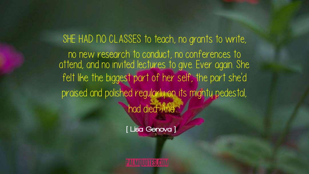 Pedestal quotes by Lisa Genova
