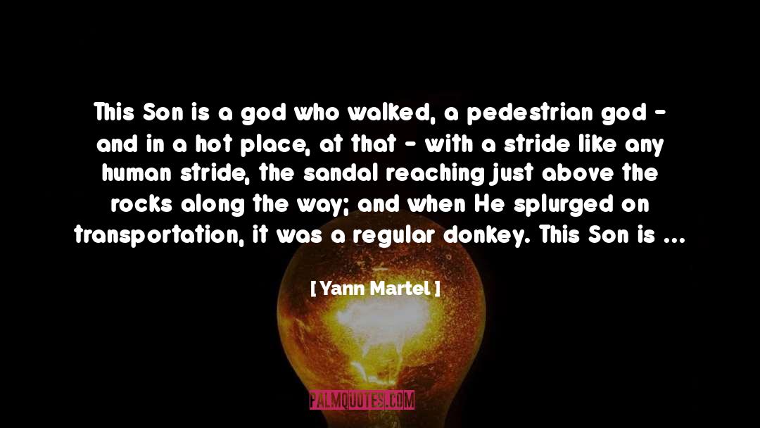 Pedestrian quotes by Yann Martel