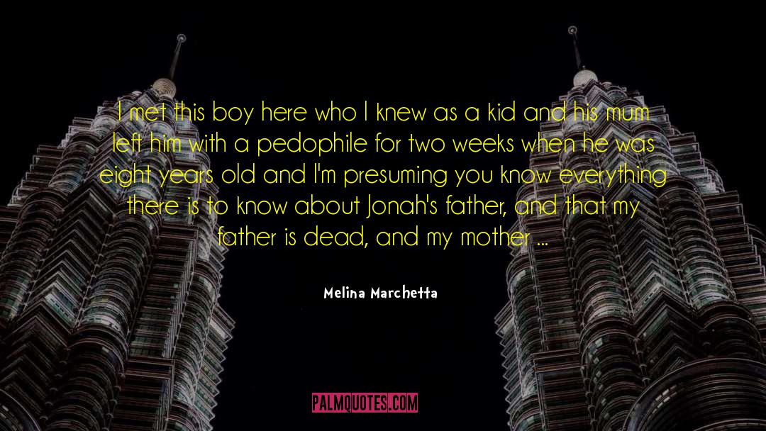 Pedophile quotes by Melina Marchetta