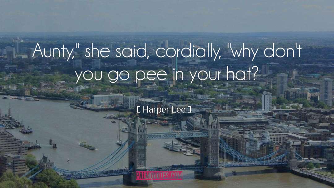 Pee quotes by Harper Lee