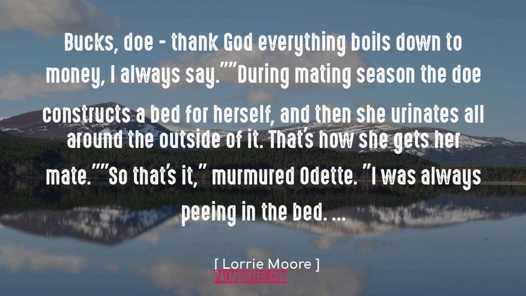 Peeing quotes by Lorrie Moore