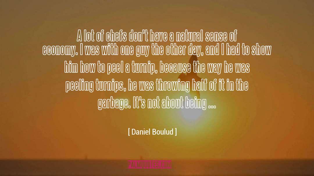 Peeling quotes by Daniel Boulud