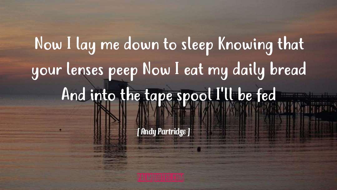 Peep quotes by Andy Partridge