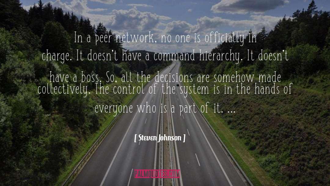 Peer quotes by Steven Johnson