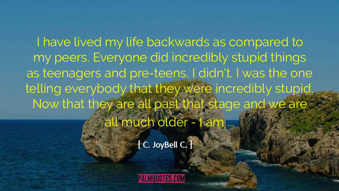 Peers quotes by C. JoyBell C.