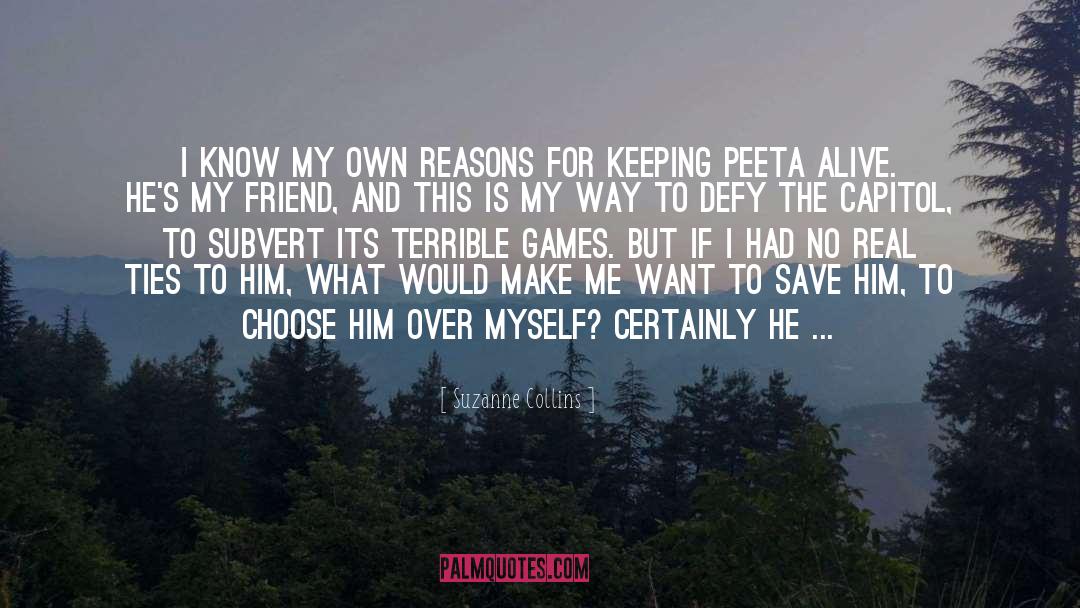 Peeta And Katniss quotes by Suzanne Collins