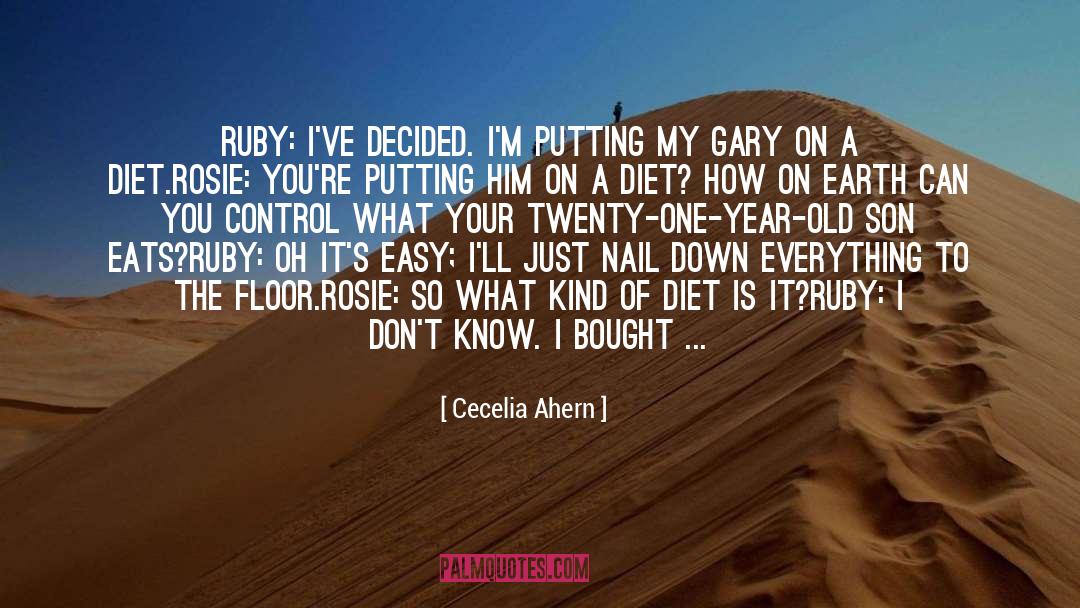 Pegler Kitchen quotes by Cecelia Ahern