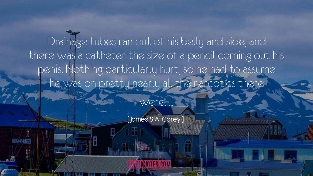 Pencil quotes by James S.A. Corey