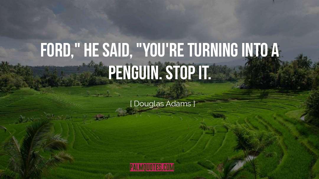 Penguin quotes by Douglas Adams