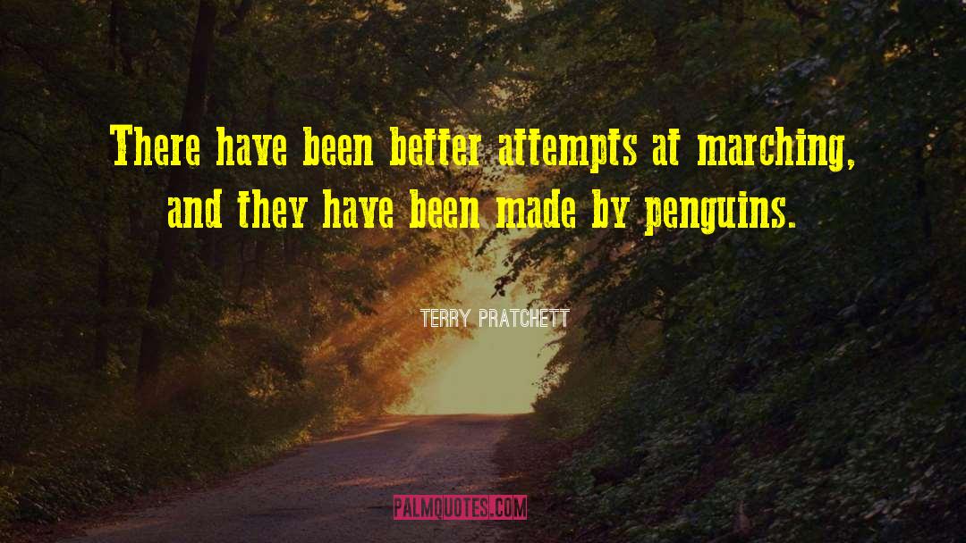 Penguins Announcer quotes by Terry Pratchett