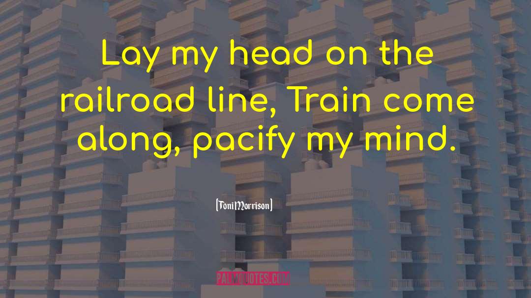 Pennsylvanian Train quotes by Toni Morrison