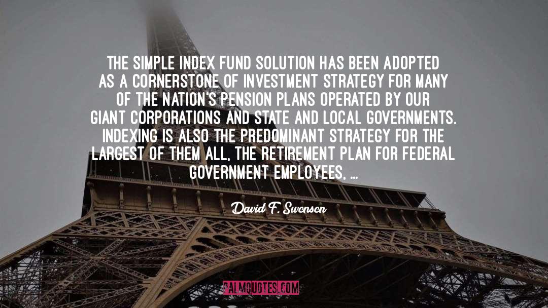 Pension quotes by David F. Swensen