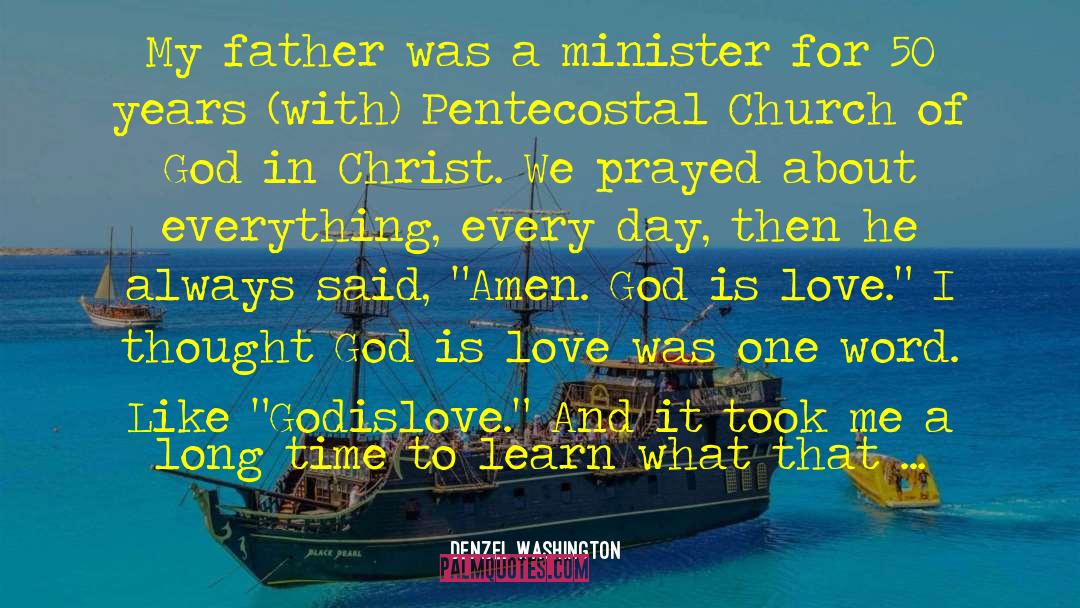 Pentecostal quotes by Denzel Washington