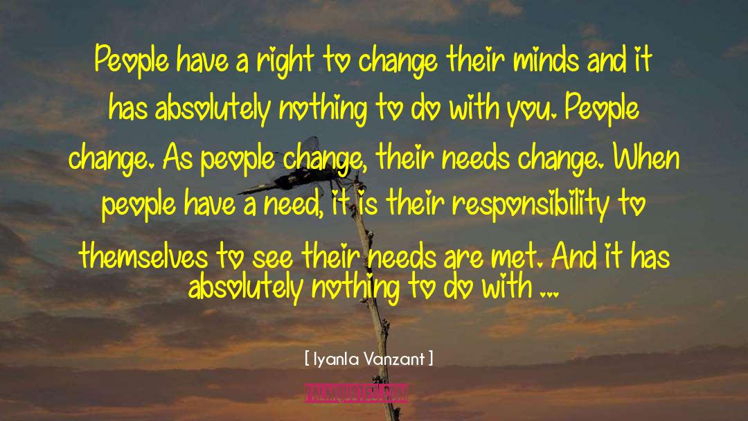 People Change quotes by Iyanla Vanzant