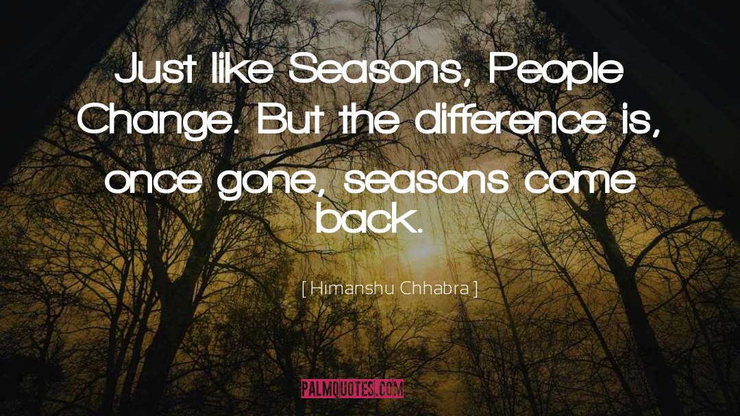 People Change quotes by Himanshu Chhabra