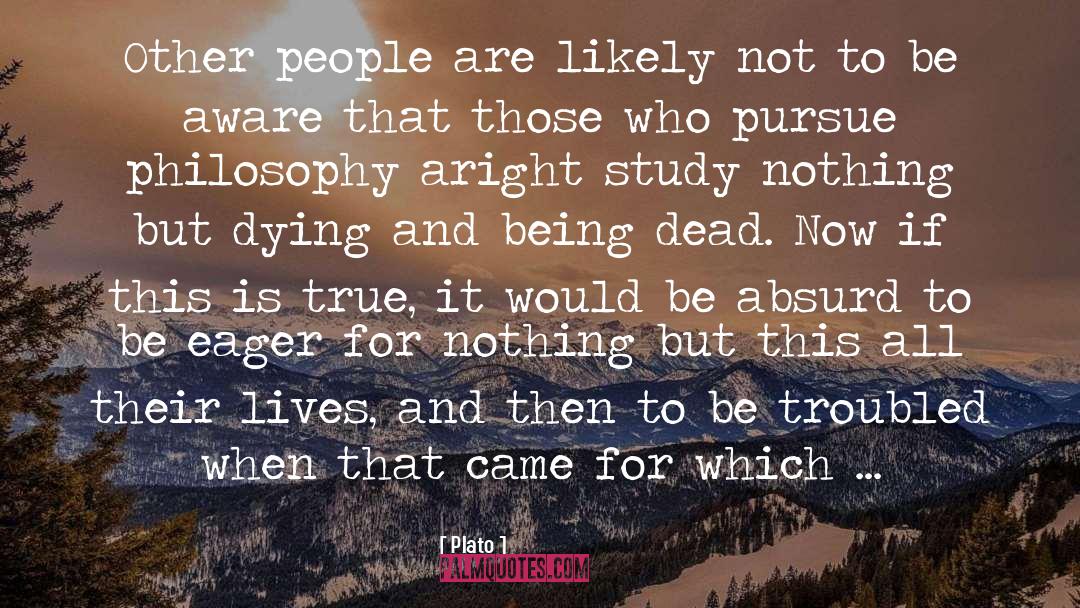 People Dying quotes by Plato