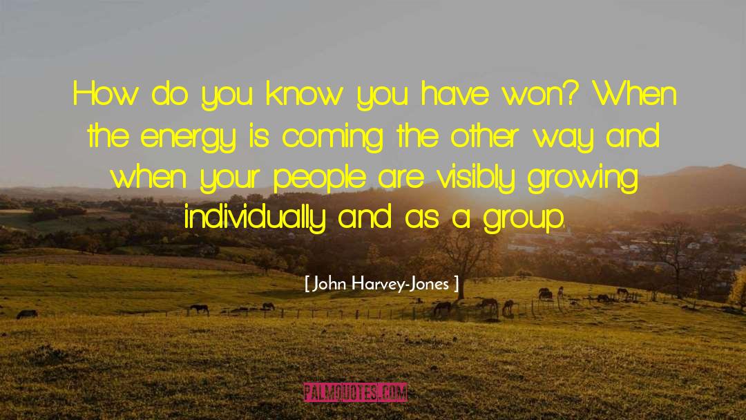 People Groups quotes by John Harvey-Jones