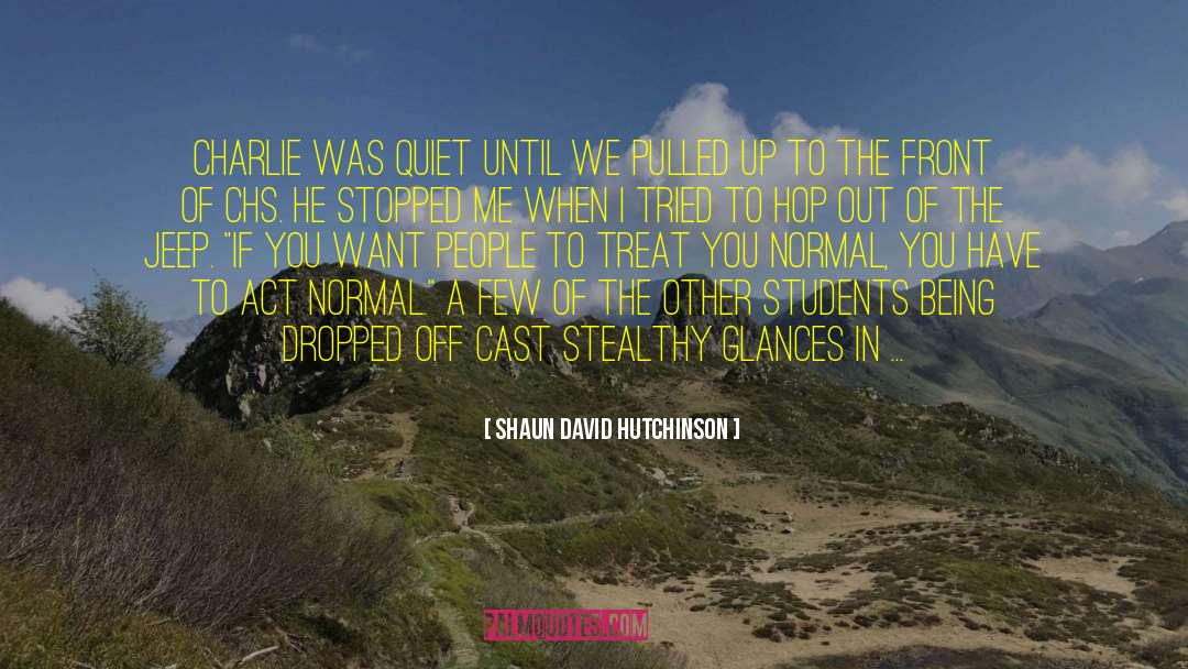 People Left Behind quotes by Shaun David Hutchinson