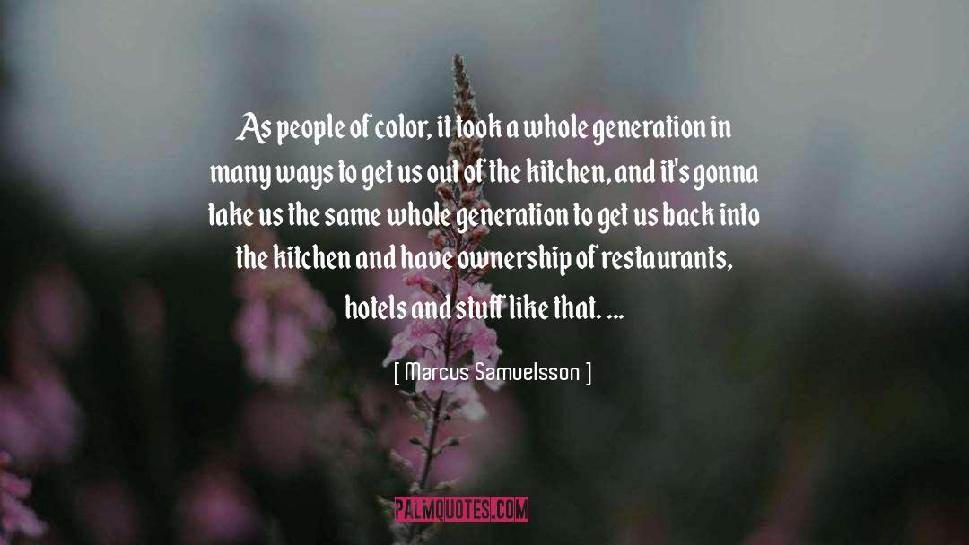 People Of Color quotes by Marcus Samuelsson