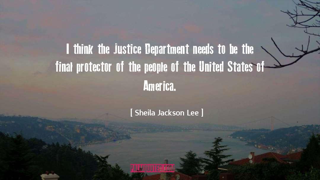People Of The United States quotes by Sheila Jackson Lee