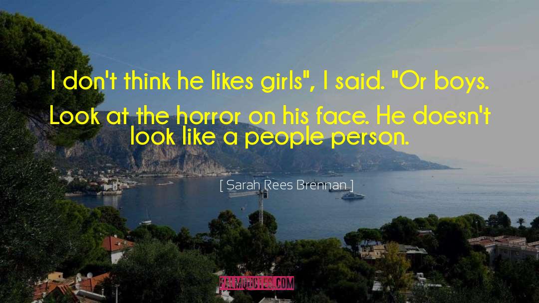 People Person quotes by Sarah Rees Brennan