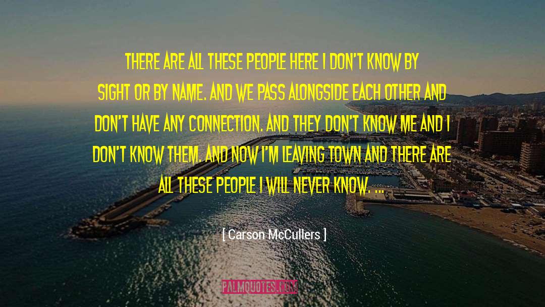 People Relations quotes by Carson McCullers