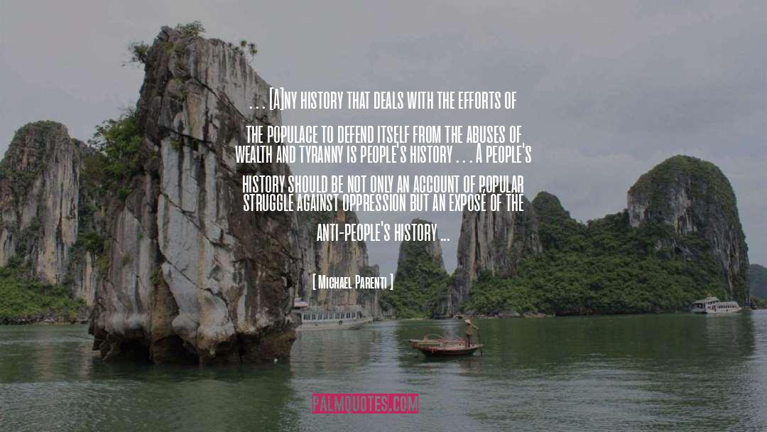 People S History quotes by Michael Parenti