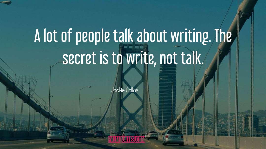 People Talk quotes by Jackie Collins