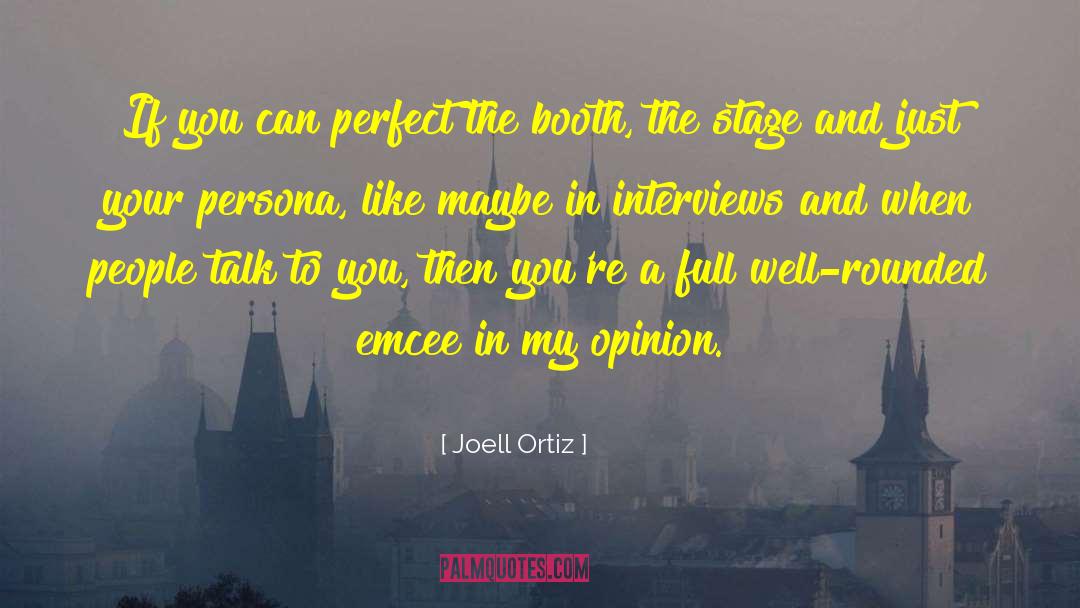 People Talk quotes by Joell Ortiz