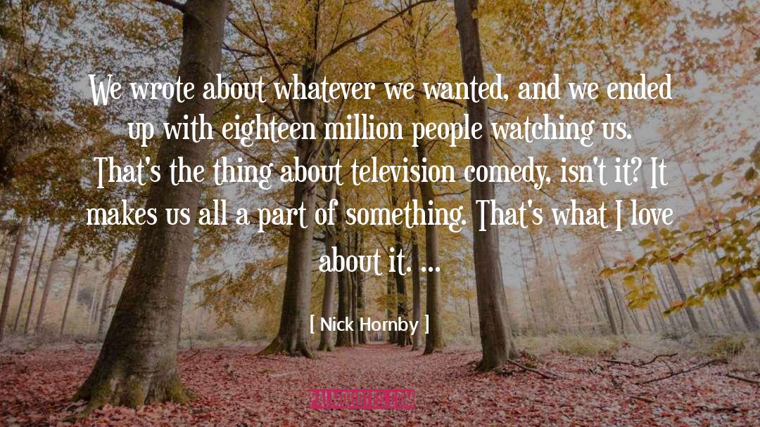 People Watching quotes by Nick Hornby