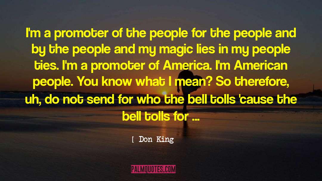 People Who Don T Read quotes by Don King