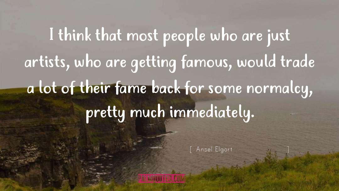 People Who Glitter quotes by Ansel Elgort