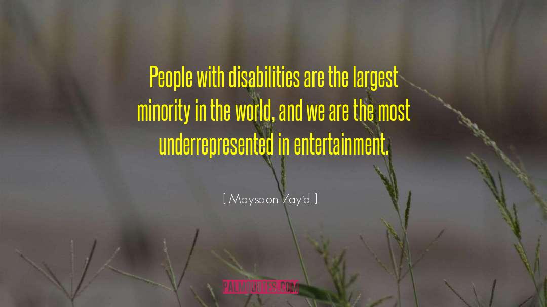 People With Disabilities quotes by Maysoon Zayid