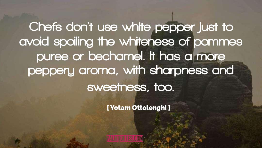 Peppery quotes by Yotam Ottolenghi
