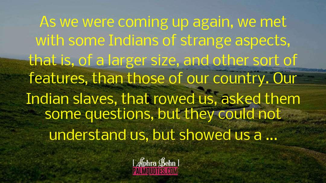 Pequot Indians quotes by Aphra Behn