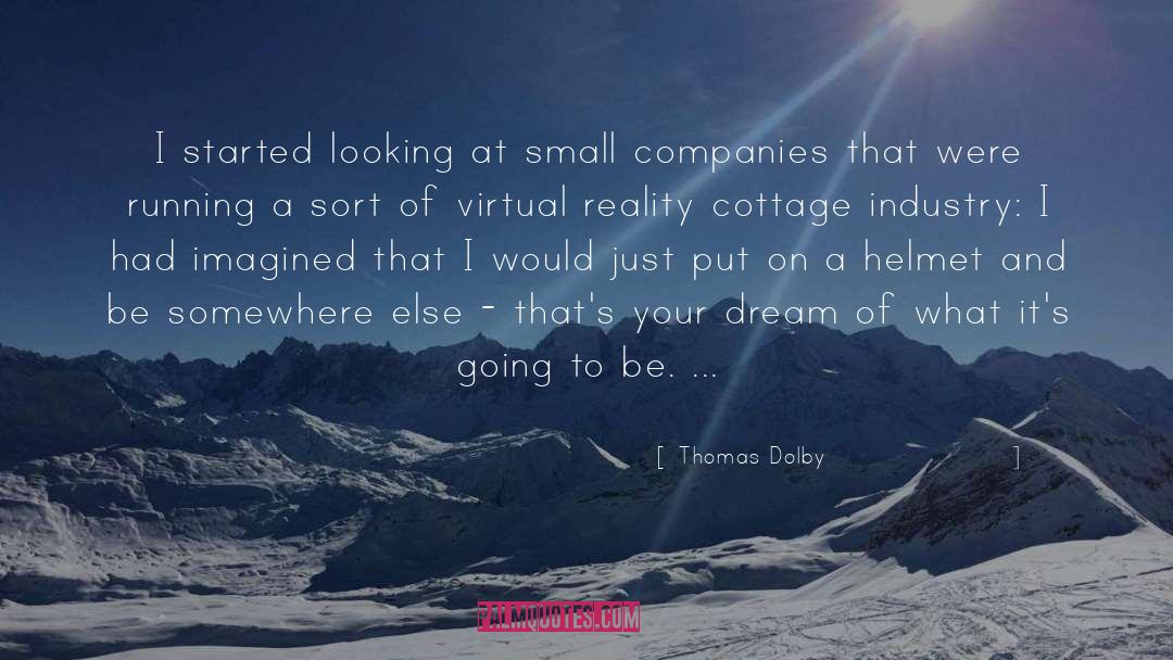 Perceived Reality quotes by Thomas Dolby