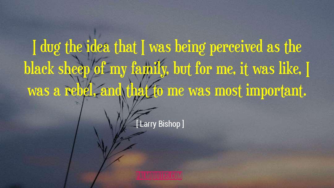 Perceived Self quotes by Larry Bishop