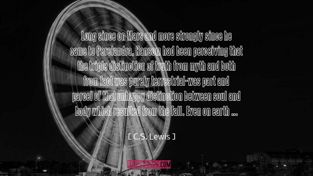 Perceiving quotes by C.S. Lewis