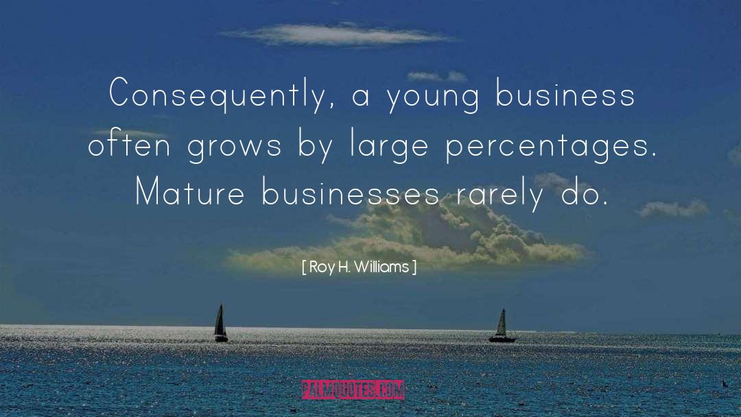 Percentages quotes by Roy H. Williams